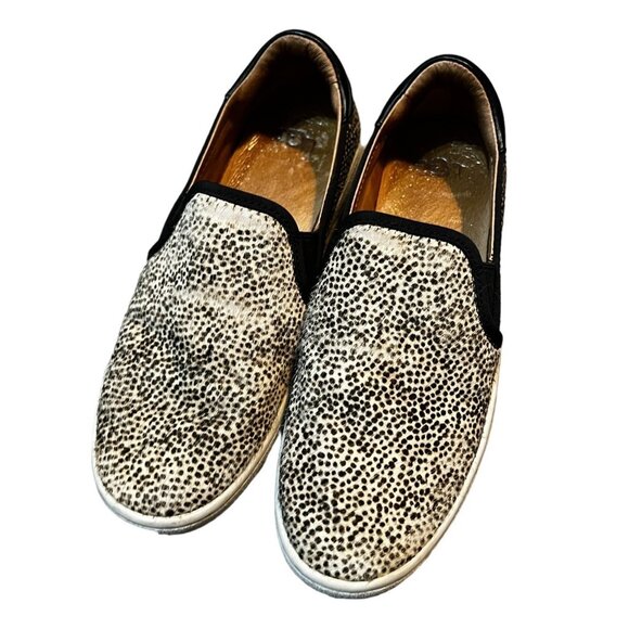 Ugg Animal Fur Print Low Rise Sneakers Sz 5 Womens Tan & Black Flats 1019218 - Picture 13 of 16